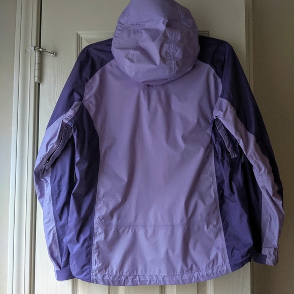 L.L.Bean Purple Light Rain Jacket Size M - Picture 2 of 8